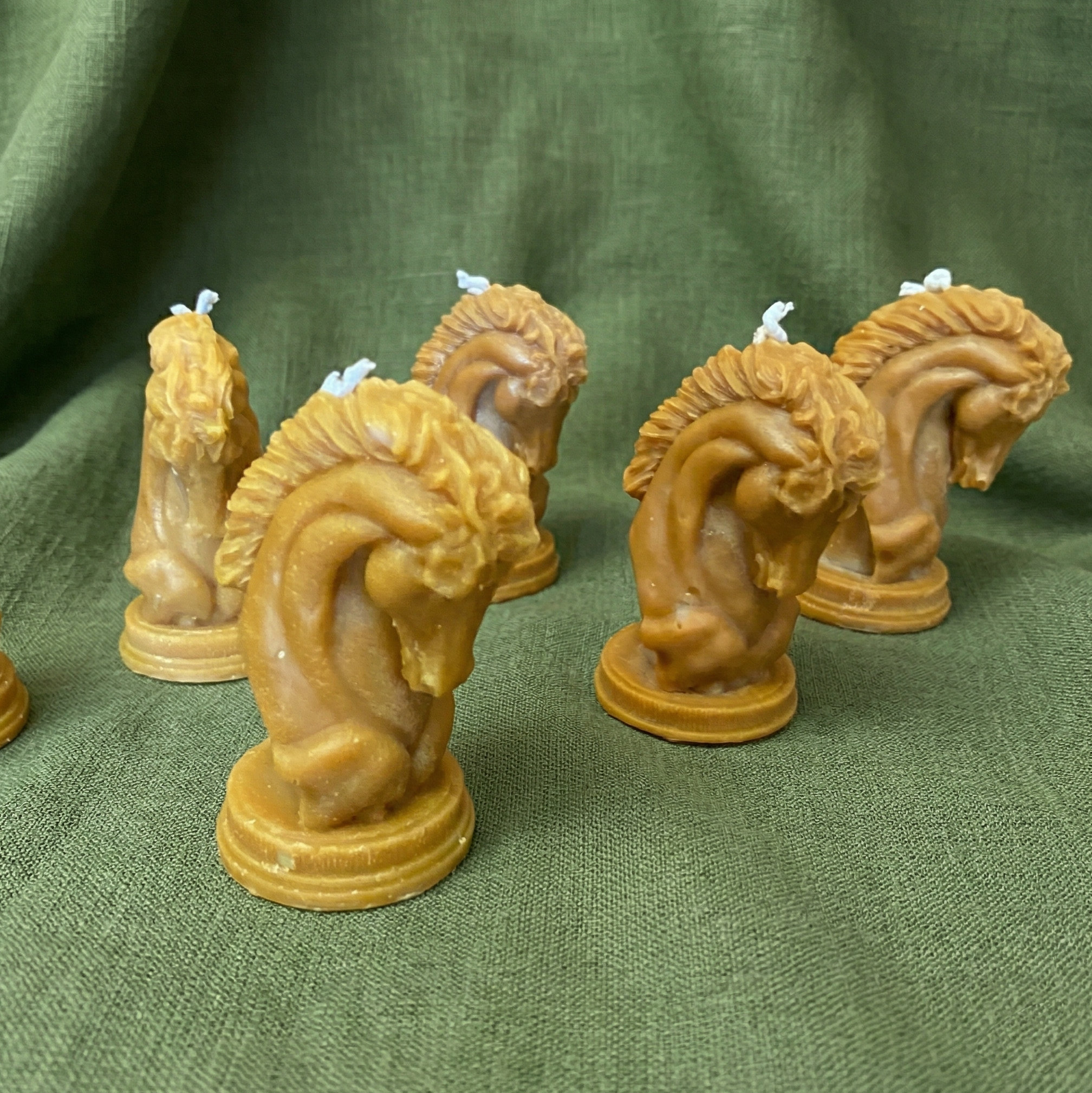 Velas en forma de caballo