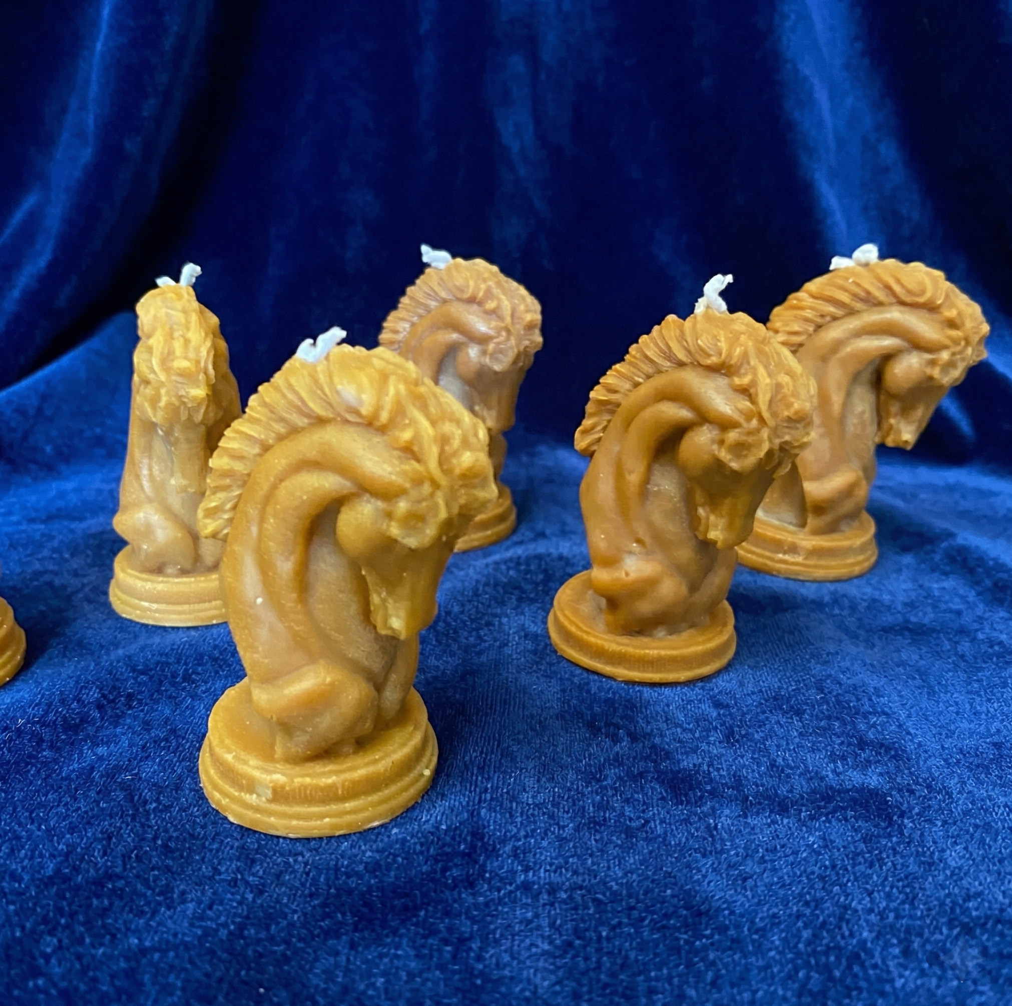 Velas en forma de caballo