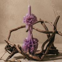 Vela escamada color lila 