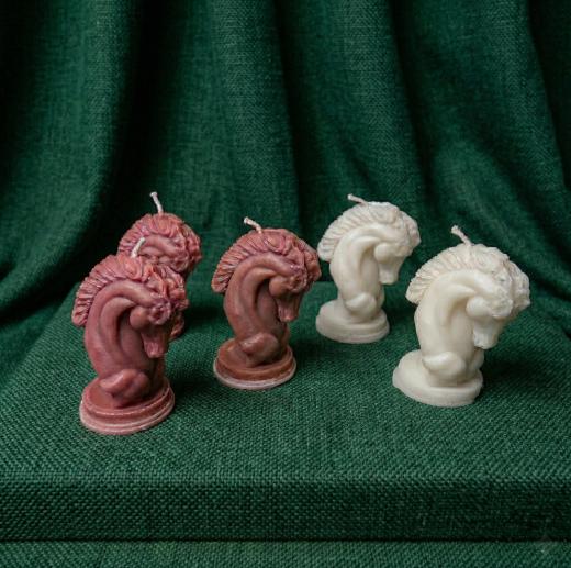 Velas en forma de caballo