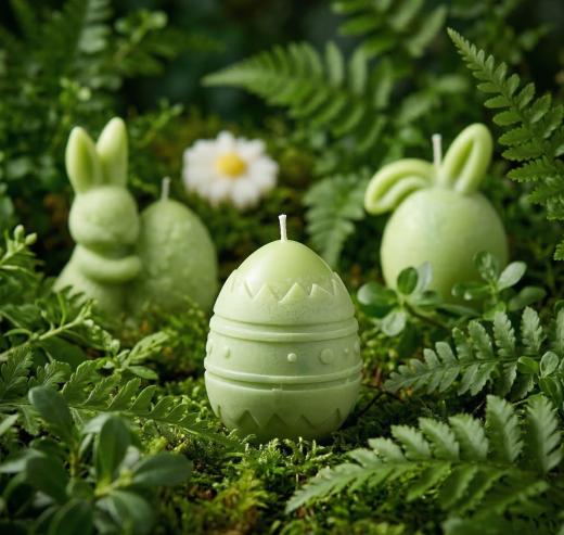 Velitas de huevito de Pascua